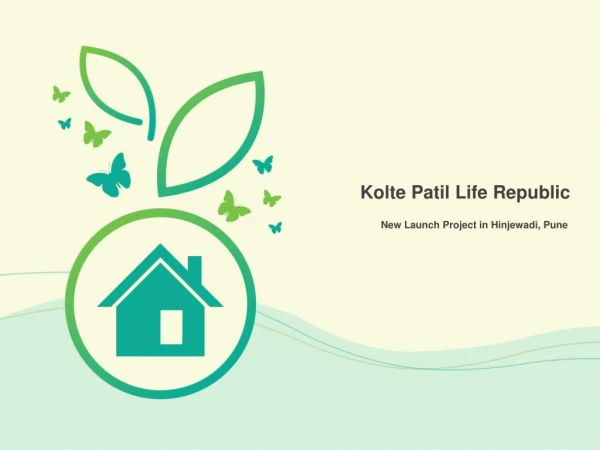Kolte Patil Life Republic - Located in Hinjewadi Pune