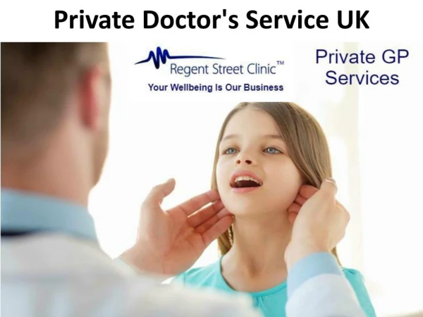 Private Doctor's Service UK
