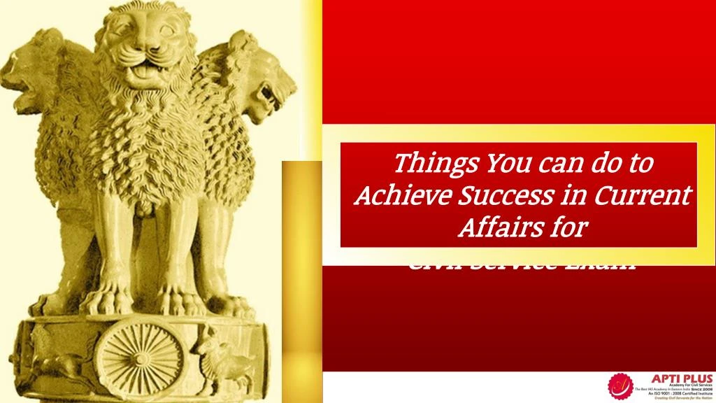 things you can do to achieve success in current