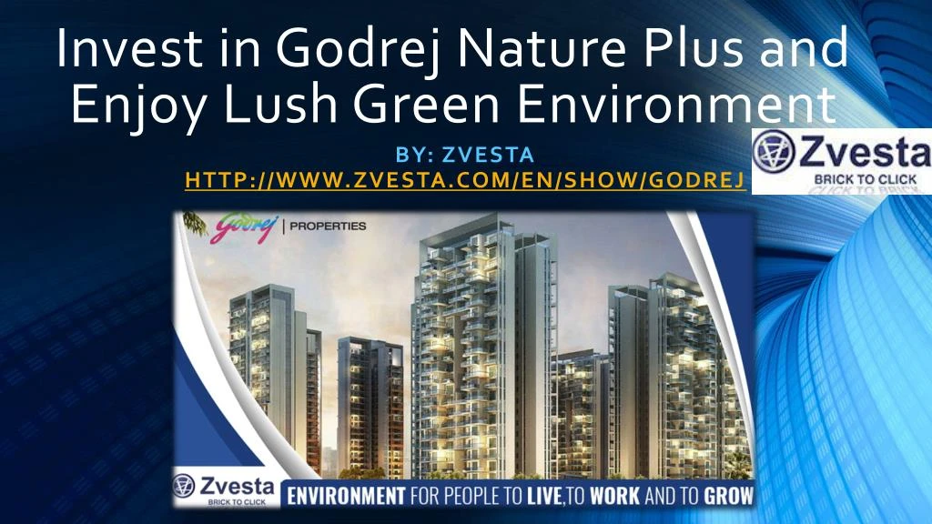 invest in godrej nature plus and enjoy lush green environment
