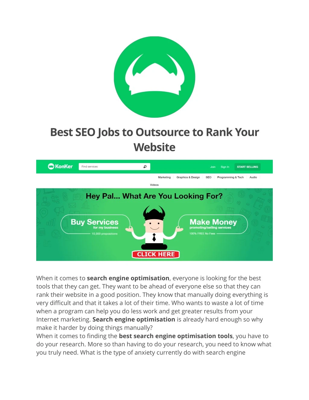 best seo jobs to outsource to rank your website