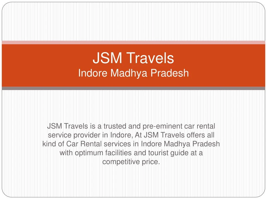 jsm travels indore madhya pradesh