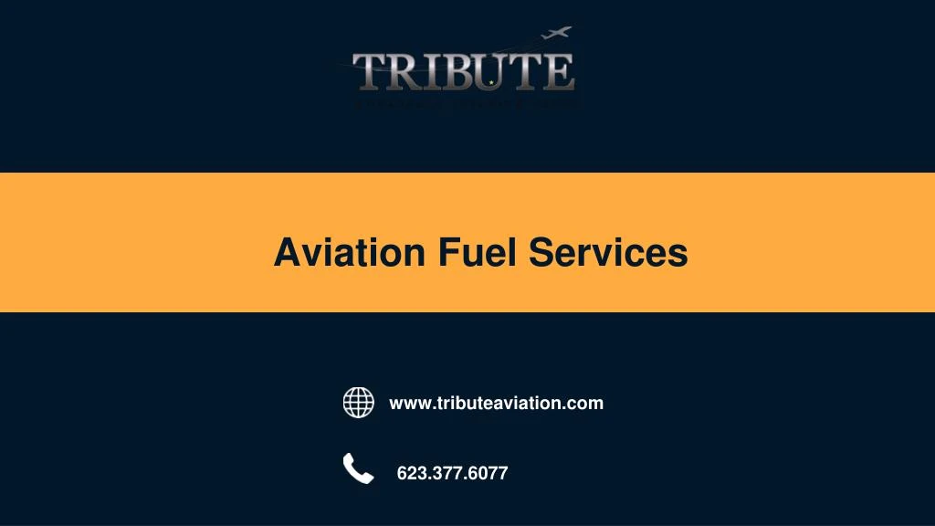 aviation fuel services