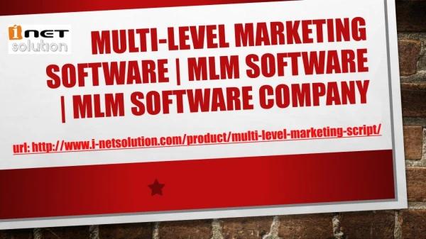 Multi-level Marketing software | MLM Software Company| MLM Software