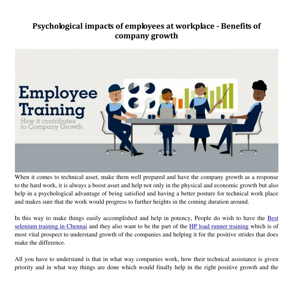 psychological impacts of employees at workplace