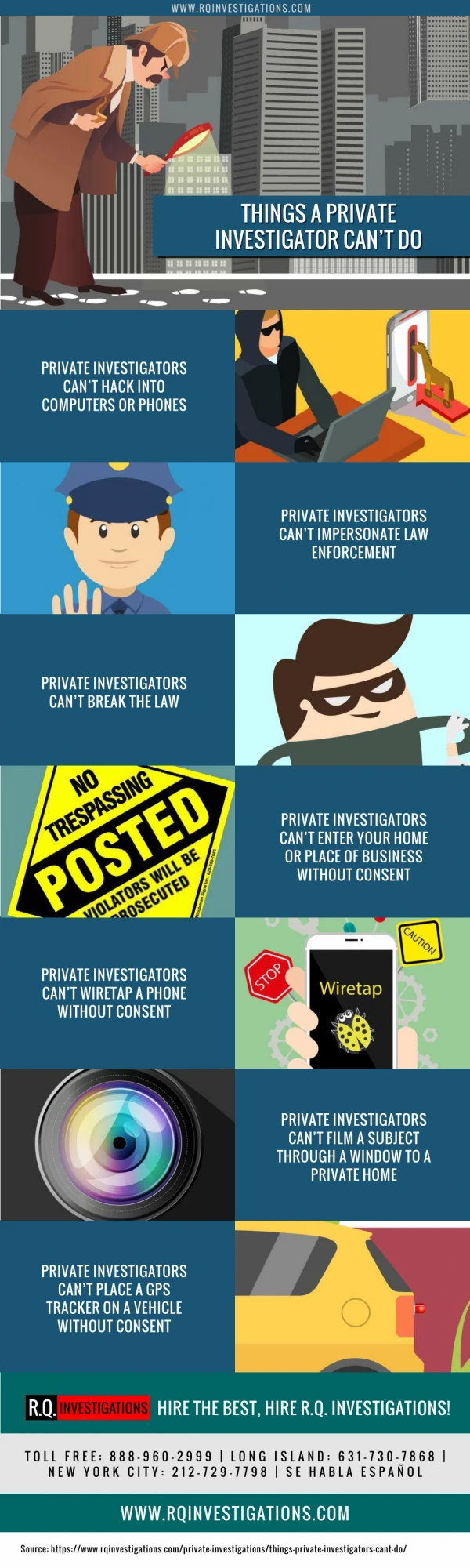 Things A Private Investigator Can't Do