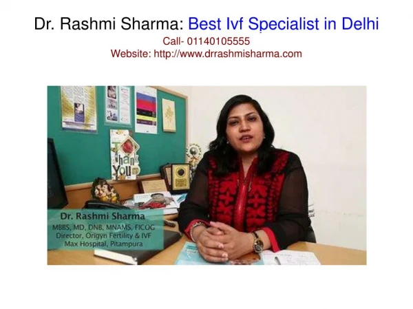 Best IVF Specialist in Delhi
