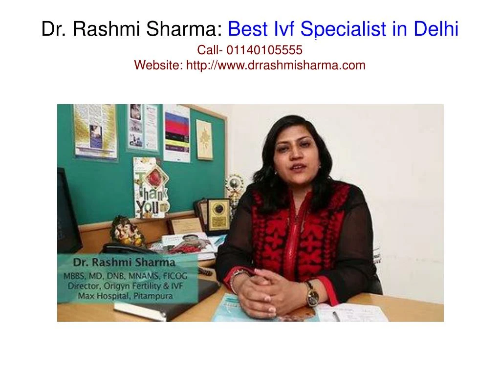dr rashmi sharma best ivf specialist in delhi