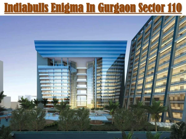 Luxury Flat For Sale In Indiabulls Enigma Gurgaon