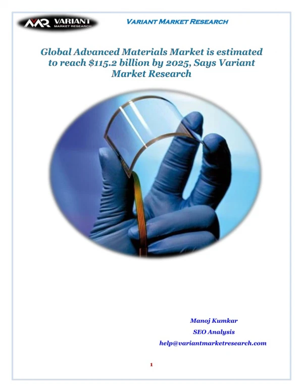Global Advanced Materials Market