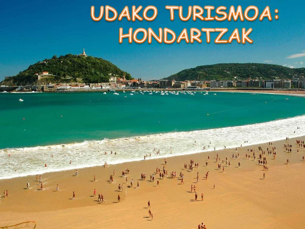 udako turismoa hondartzak