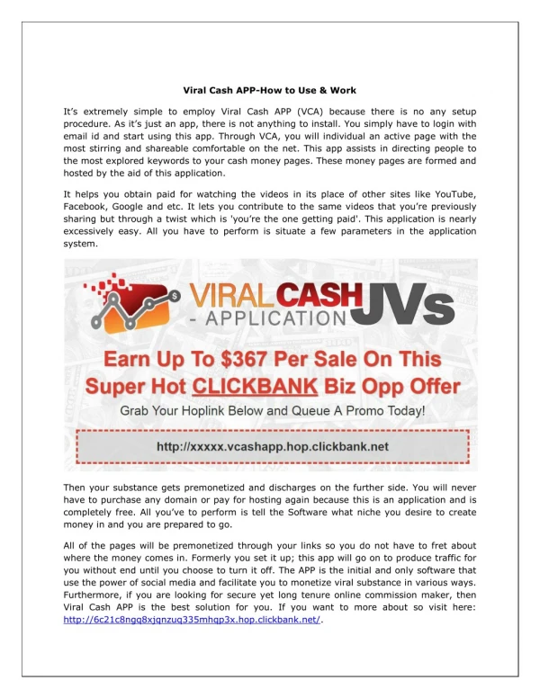 Viral Cash APP-How to Use & Work