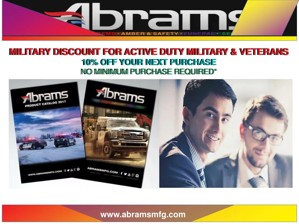 military discount for active duty military