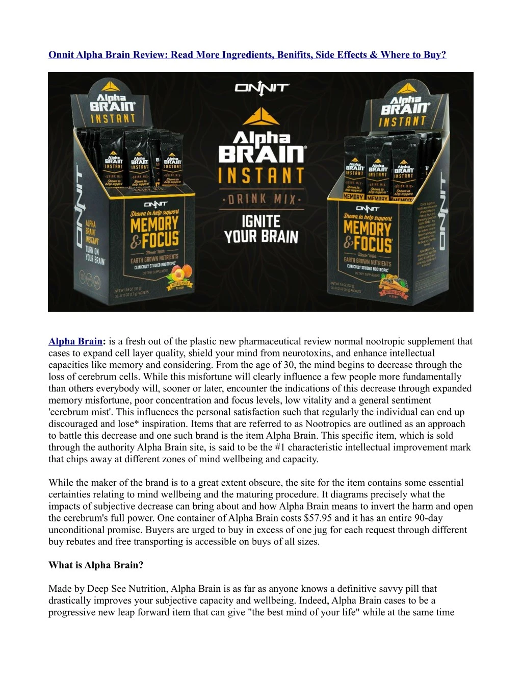 onnit alpha brain review read more ingredients