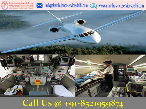 World Best Air Ambulance Service in Mumbai with MD Doctor