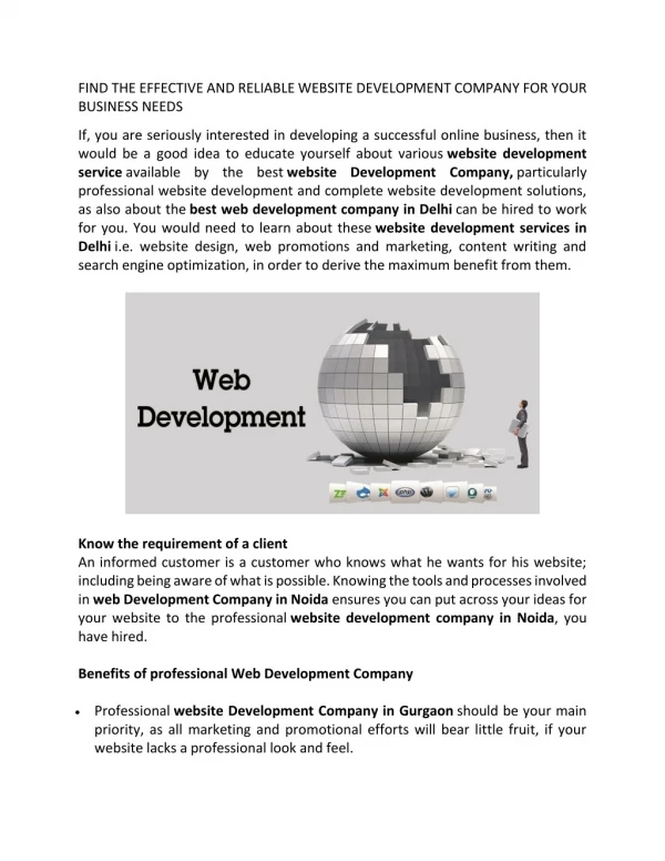 find the effective and reliable website