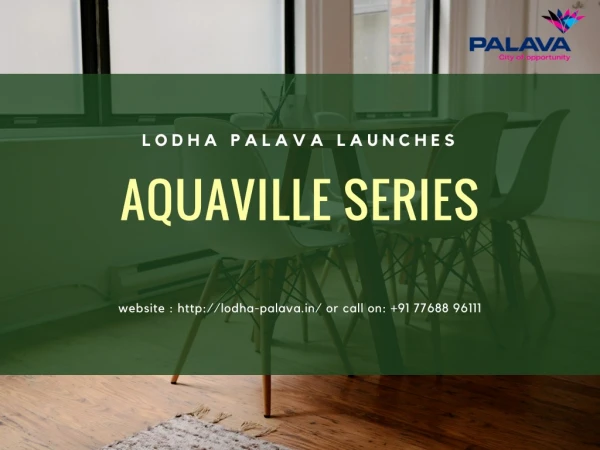 Lodha Palava Aquaville Series