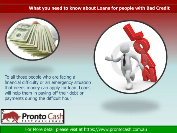 Bad Credit Loans