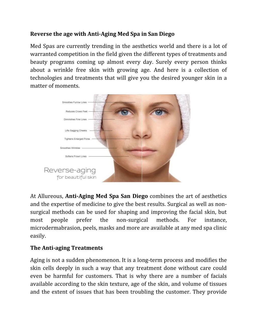 reverse the age with anti aging