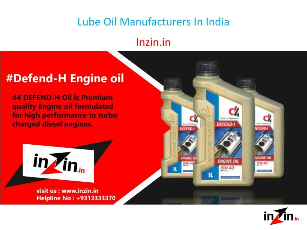 lube oil manufacturers in india