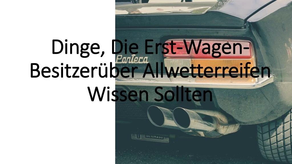 dinge die erst wagen besitzer ber allwetterreifen wissen sollten