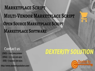 Marketplace Script - Multi-Vendor Marketplace Script - slide 1