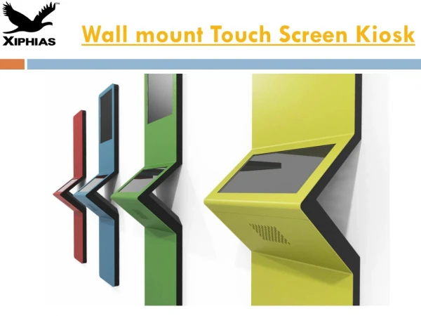 Wall mount Touch Screen KIOSK