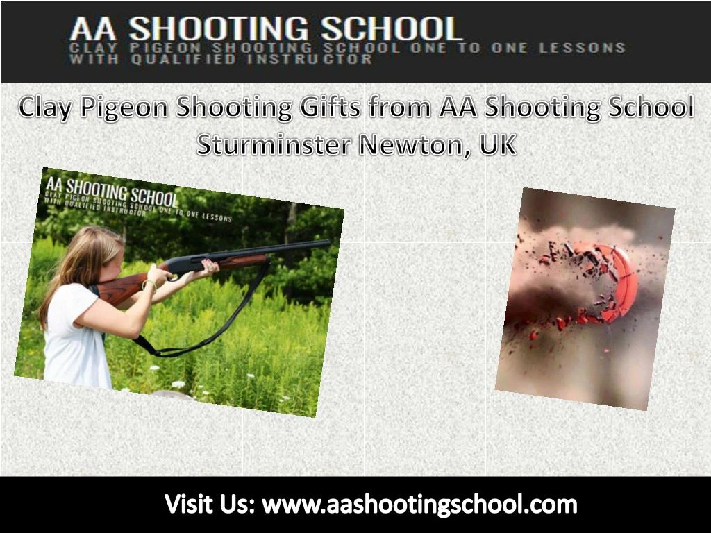 clay pigeon shooting gifts from aa shooting