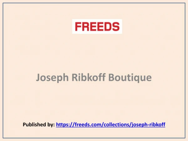 Joseph Ribkoff Boutique