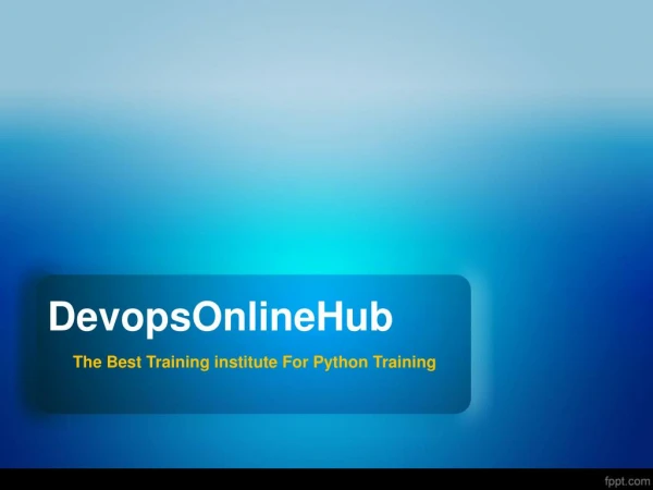 Python Online Training | Python Training Institute in Hyderabad