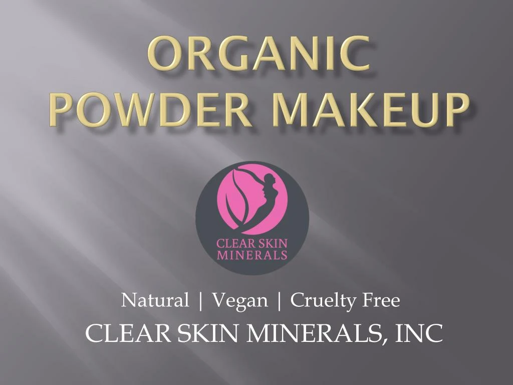 organic powder makeu p