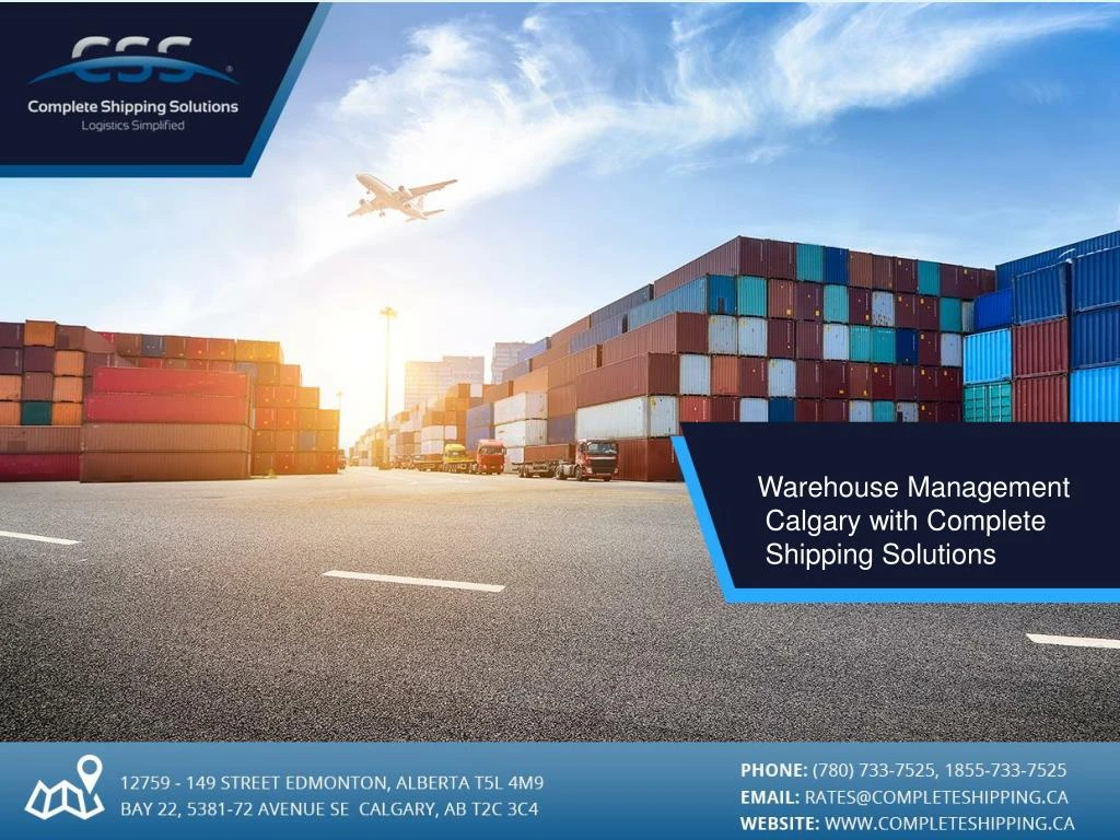 warehouse management calgary with complete