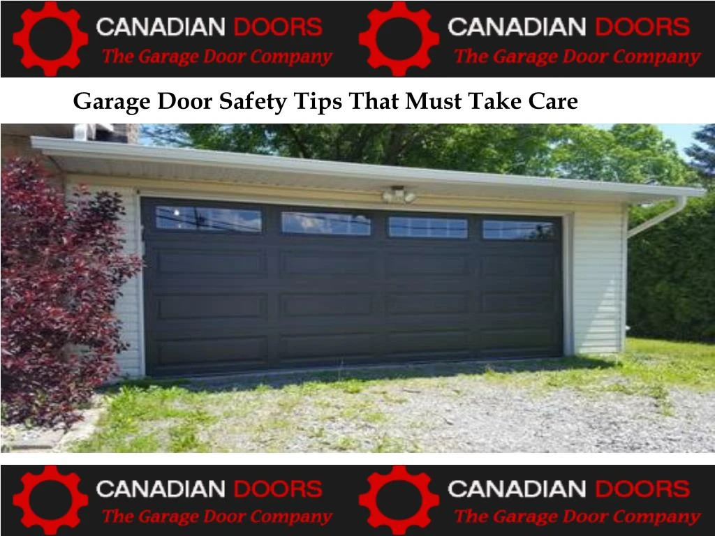 garage door safety tips that must take care