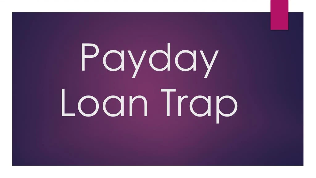 payday loan trap