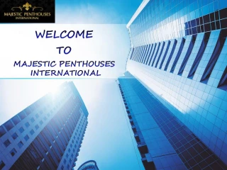 Requirements while buying a luxury penthouse and its advantages - slide 1