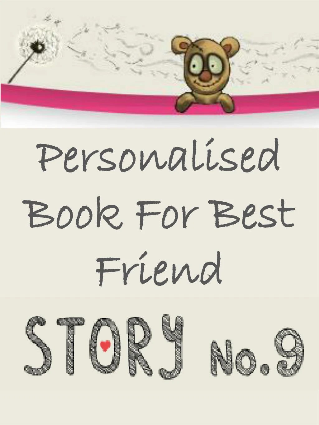 personalised book for best friend