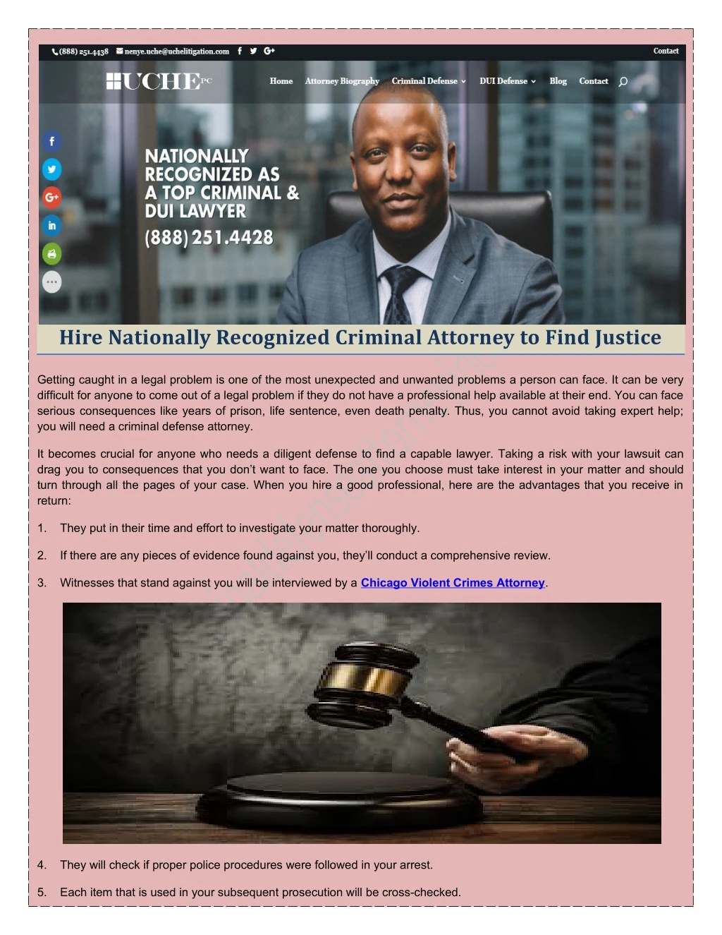 hire nationally recognized criminal attorney