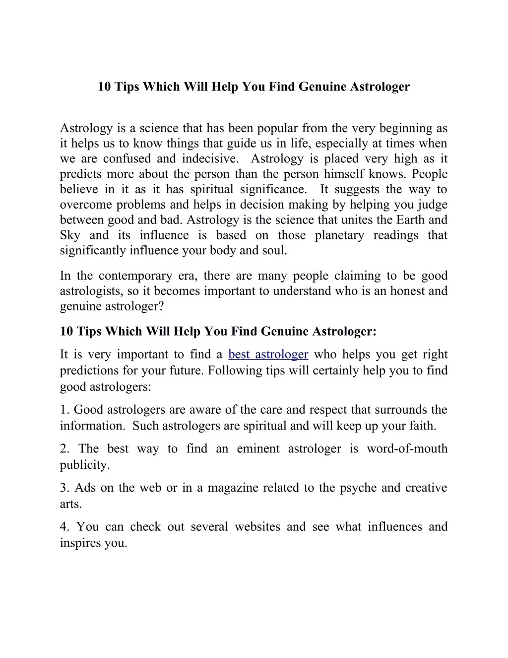 10 tips which will help you find genuine