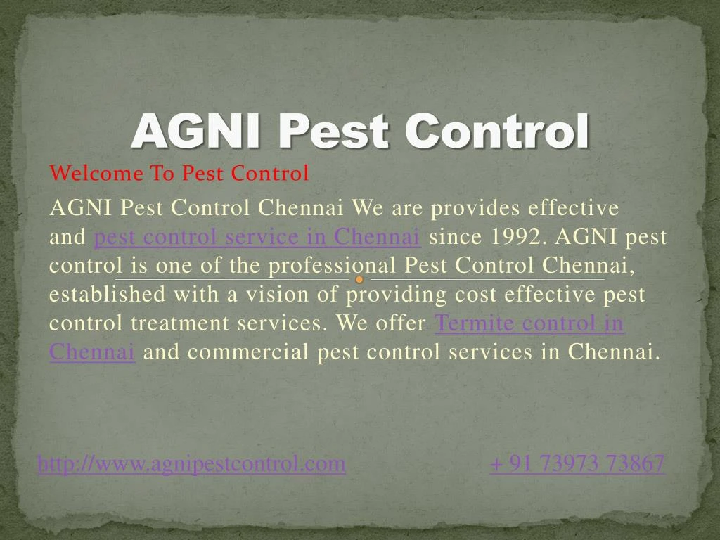 agni pest control