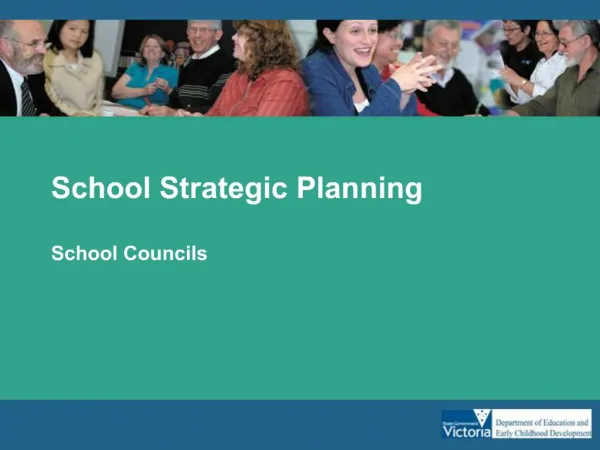 School Strategic Planning School Councils