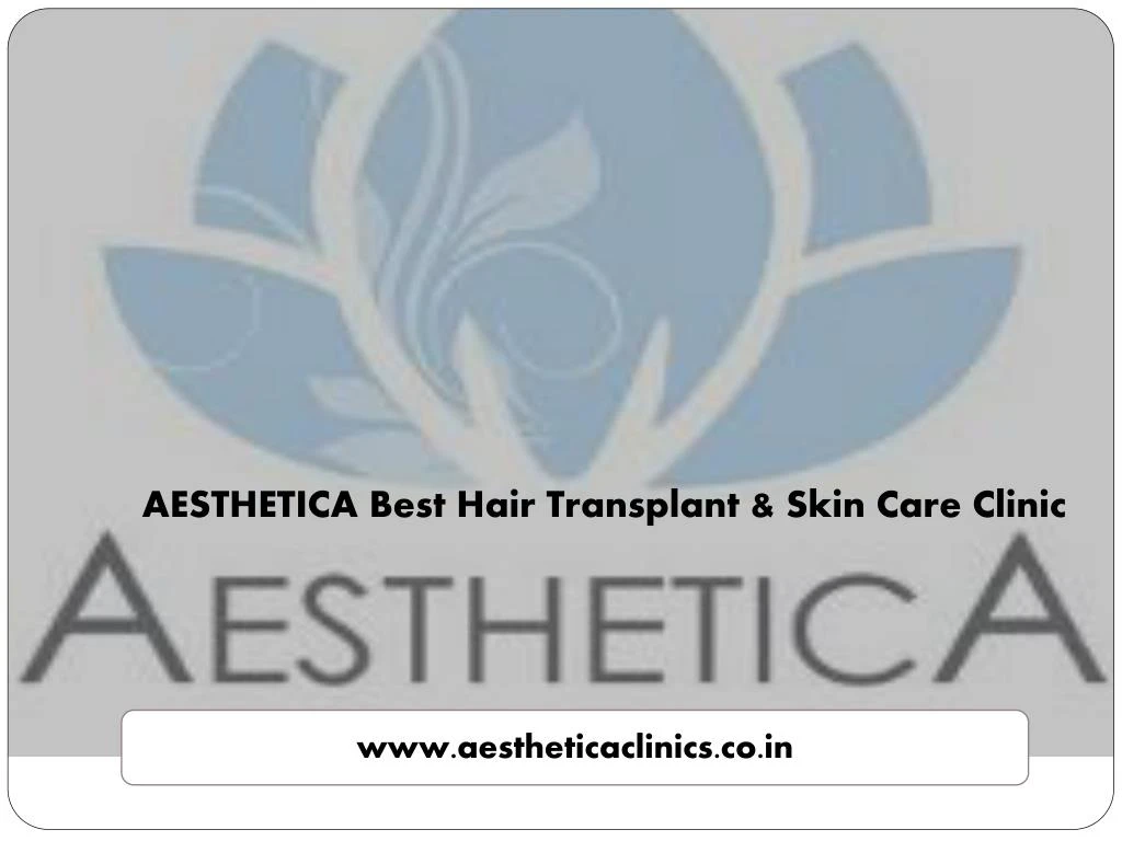 aesthetica best hair transplant skin care clinic