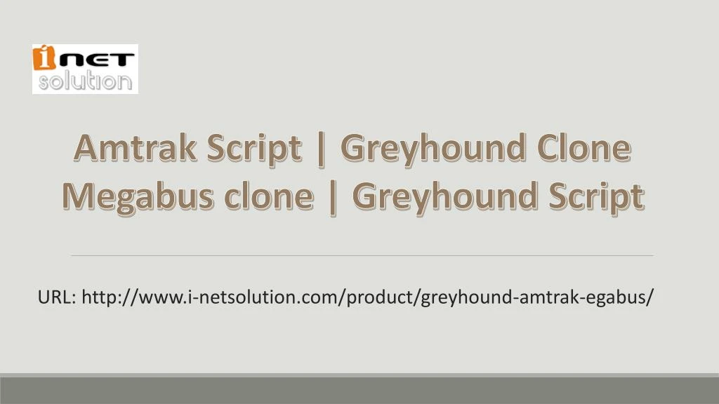 amtrak script greyhound clone megabus clone