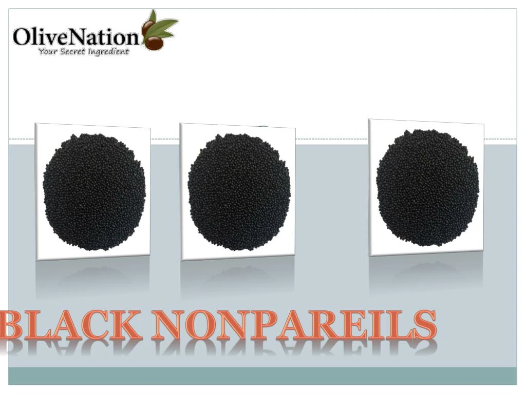 black nonpareils