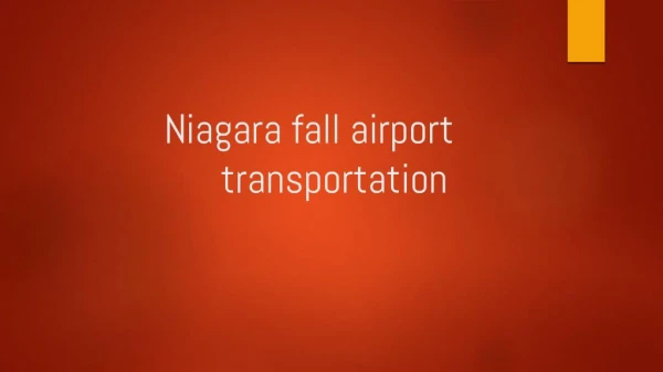 Niagara fall airport transportation