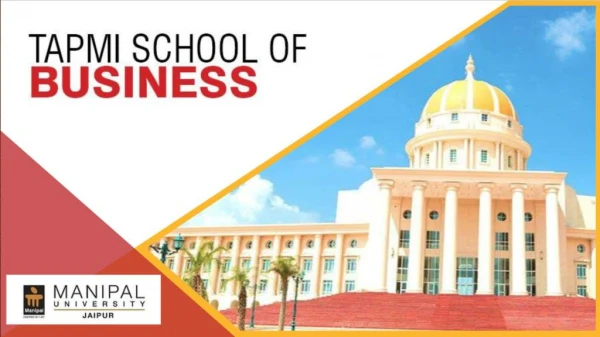 TAPMI - Manipal University Jaipur