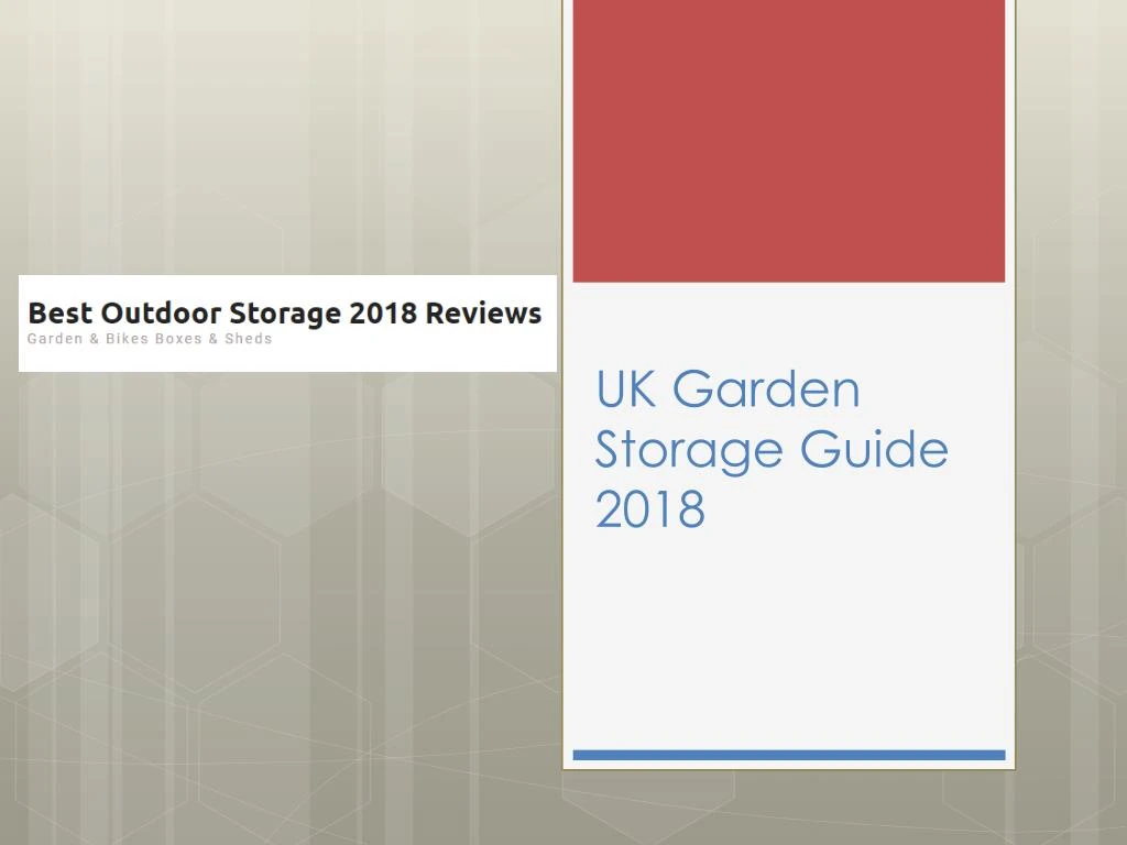 uk garden storage guide 2018