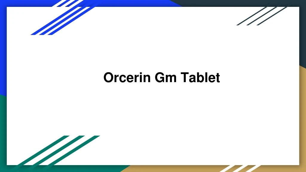 orcerin gm tablet