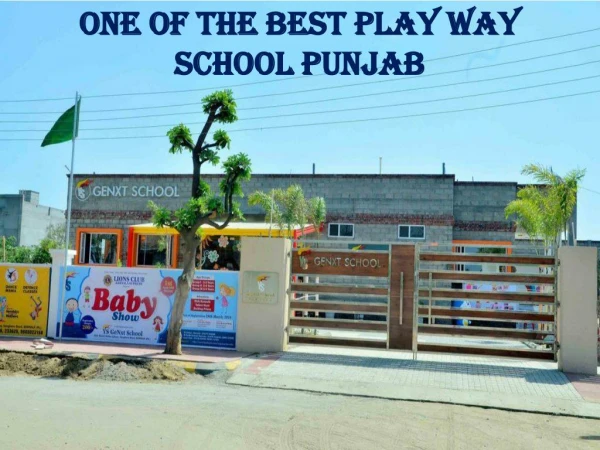 One of the Best play way school Punjab