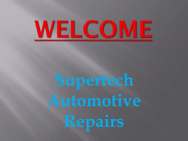 Professional Mechanics services in Thomastown