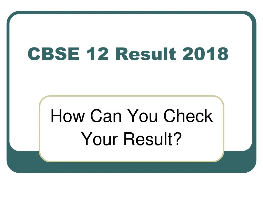 cbse 12 result 2018